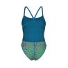 Strój kąpielowy damski Arena Snakeskin Swim Msuit Challengeback