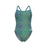 Strój kąpielowy damski Arena Snakeskin Swim Msuit Challengeback