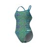 Strój kąpielowy damski Arena Snakeskin Swim Msuit Challengeback