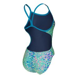 Strój kąpielowy damski Arena Snakeskin Swim Msuit Challengeback