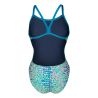 Strój kąpielowy damski Arena Snakeskin Swim Msuit Challengeback