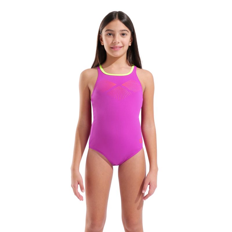 Strój kąpielowy dziewczęcy Arena Bay Swimsuit Swim Pro Back