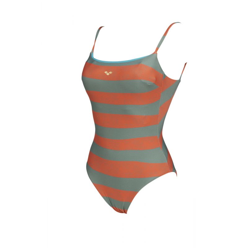 Strój kąpielowy Arena W ALLOVER U BACK ONE PIECE 