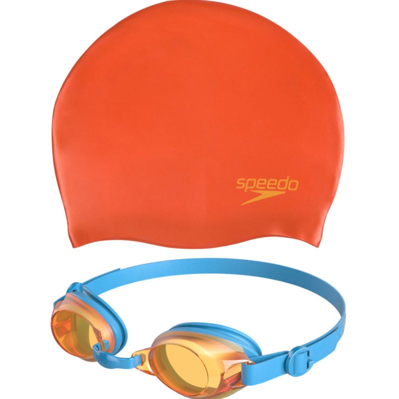 Zestaw czepek okulary pływackie Speedo Jet Junior Swim Set