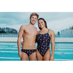 Strój kąpielowy Speedo Alv V-Back FLAMING